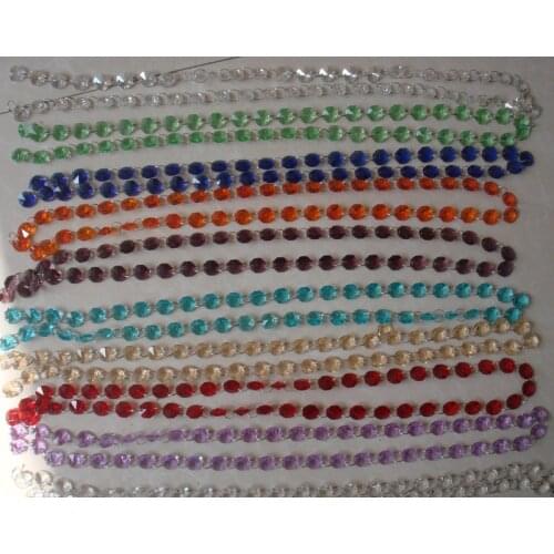 5m/lot crystal bead chain Christmas party decor wedding/home decor free shipping