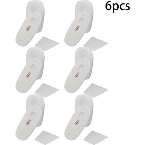 6 Pack Filters Replacement for Shark Rocket DeluxePro TruePet Vacuum HV319Q, HV320, HV321 Part 1080FTV320 1084FTV320