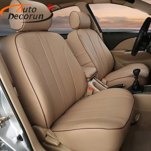 AutoDecorun Custom PU Leather Car Seat Cover for Chrysler Grand Voyager 2013 Accessoires Seats Covers Cushion Car Seats Supports