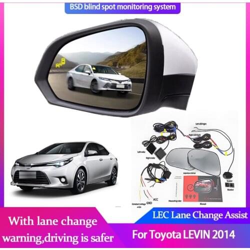Car Blind Spot Mirror Radar Detection System for Toyota LEVIN 2014 BSD Microwave Blind Spot Monitoring Assistant Driving Securit