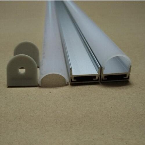 Free Shipping 35PCS 2M LED Strip Aluminum Profile for LED Disco Strip LED Bar Light Aluminum Channel with Cover
