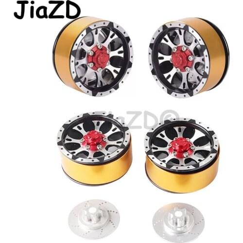 Free shipping 1/10 scale RC Rock Crawler 1.9" Beadlock Alloy Spoke Wheels/Rims RC4WD Axial SCX10