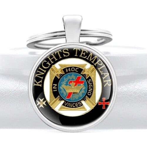 Knights Templar IN HOC Signo Vinces Key Chain