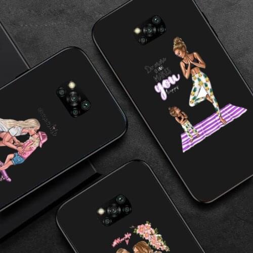Mom and baby Phone Case For Huawei P40 P20 P30 Mate 40 20 10 Lite Pro Nova 5t P Smart 2019
