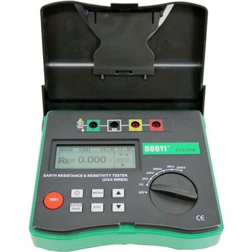 DY4300B 4-Terminal Earth Ground Resistance and Soil Resistivity Teste