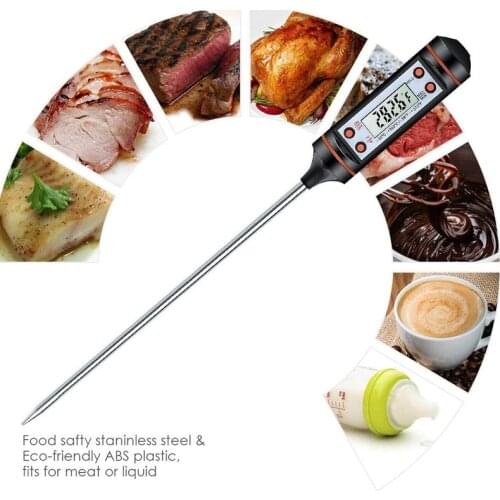 Digital BBQ Thermometer Meat Cake Fry Dinning Household Cooking Grill Kitchen Food Stainless Steel Thermometer Oven BBQ Tools