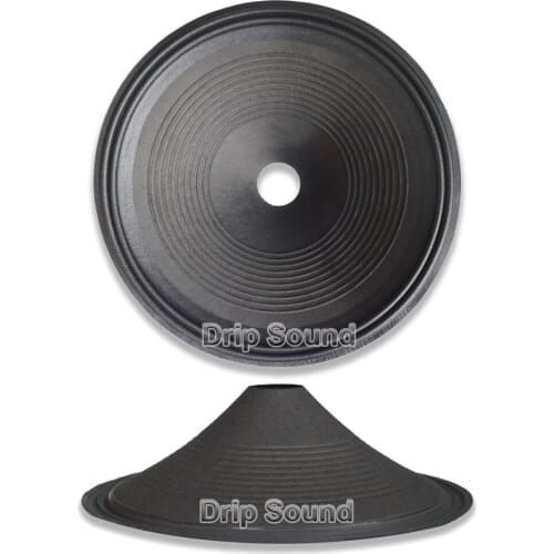 18" inch 440mm 61.5mm Core Speaker Cone Paper Basin Woofer Drum Paper 2-Ring Cloth Edge Trumper Bass Repair Parts