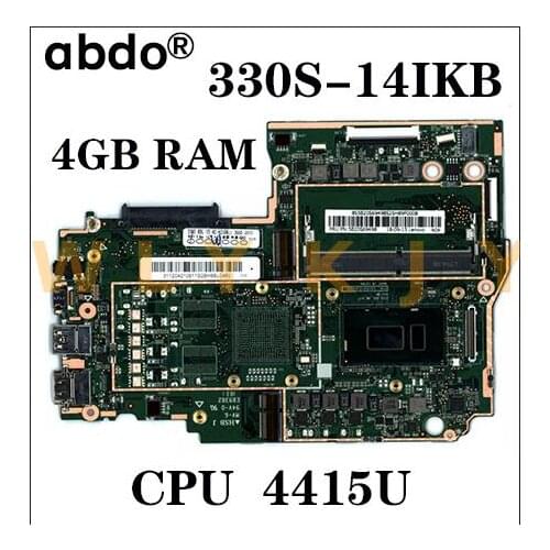 For Lenovo 330S-14IKB 330S-14AST notebook motherboard CPU Pentium 4415U RAM 4GB DDR4 tested 100% working New product