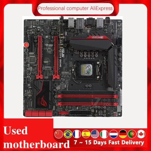 For Asus MAXIMUS VII GENE Desktop Motherboard Z97 LGA 1150 For Core i7 i5 i3 SATA3 USB3.0 Original Used Mainboard