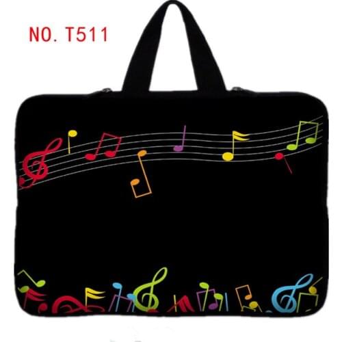 Music Laptop Bag for Macbook Air Pro Dell HP Notebook Sleeve Case for Men Women Handbag Pouch for 13.3-15.6 17 14 inch