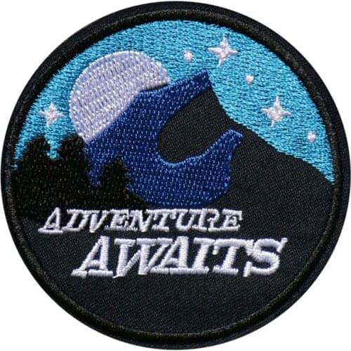 DIY Custom Embroidery patch Event Memory patch Sew On Iron On Sew on hook&loop Badge Applique for Bag Jean Jacket Craft Sticker