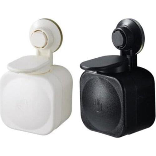 2Pcs Liquid Soap Dispenser Wall Mounted Square Bathroom Accessories Liquid Soap Dispensers