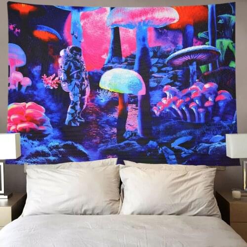 Trippy Tapestry Wall Landscape Psychedelic Carpet Celestial Tapestry Abstract Mountain Hippie Boho Decoration Gothic Home Decor