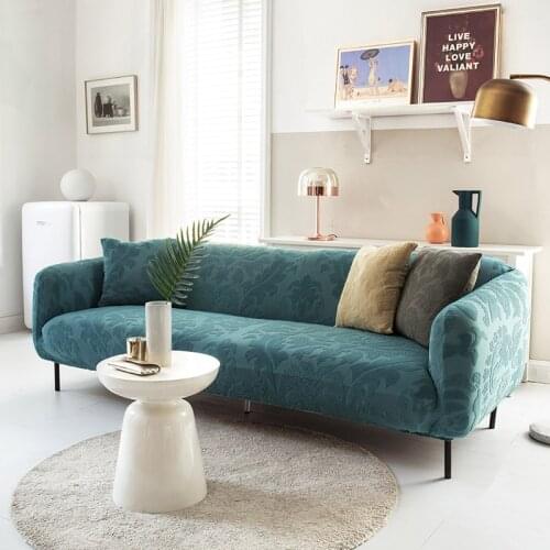 Pure Color Sofa Cover Elastic All-inclusive Sofa Covers for Living Room Waterproof Non-slip Four Seasons Universal Couch Covers