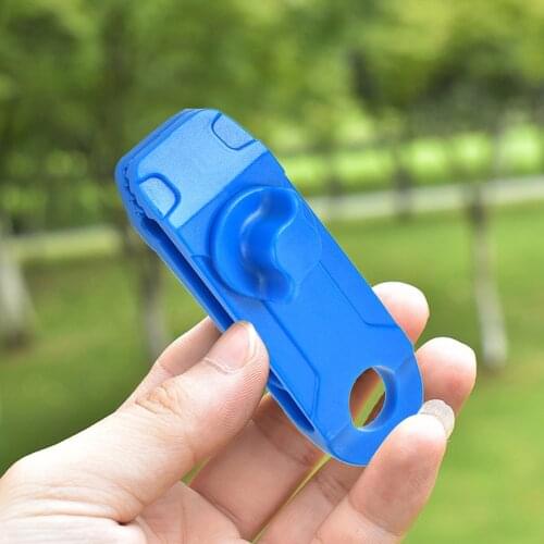 10pcs/set Outdoor Camping Hiking Tent Awning Canopy Clamp Tarp Nylon Snap Clips Multi-functional Practical Durable Parts