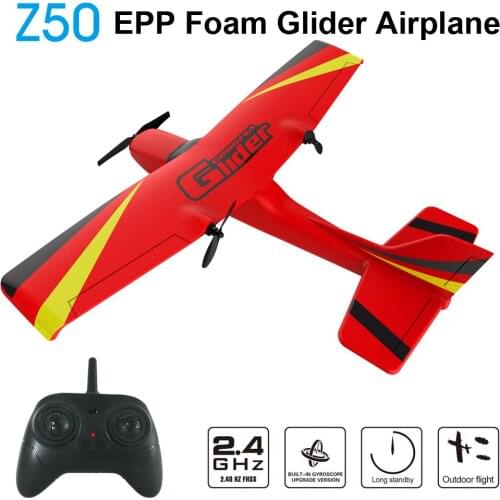 Z50 RC Airplane 2.4G Wireless Remote Control Drone EPP Foam Glider Boy Outdoor Fixed wing Aircraft Model Gift Toys for children