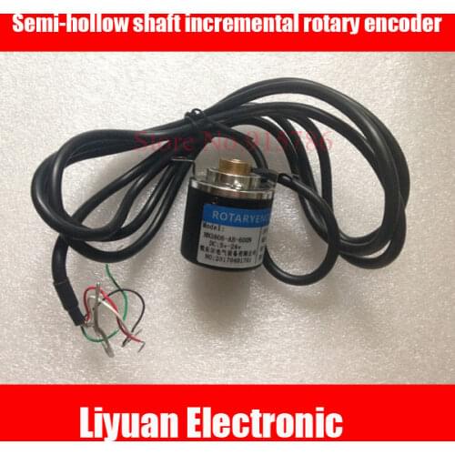 Semi-hollow shaft incremental rotary encoder / hollow shaft 200/360/400/600 pulse encoder