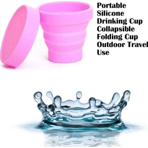 Hot Folding Silicone Cup Portable Telescopic Drinking Coffee Cup Multi-function Mug Home Office Outdoor Travel Camping Capacity