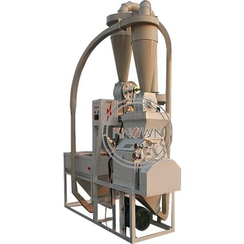 Industrial Automatic Wheat Flour Mill Machine for Rice Corn Grain Herbs Soybean Sorghum Grinder for Food Industry