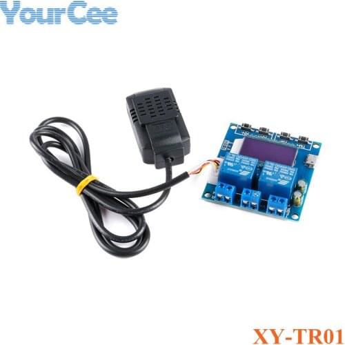 XY-TR01 SHT20 Humidity Temperature Controller DC 12V Hygrometer Thermometer Thermostat Humidistat LCD Digit Display Relay Module