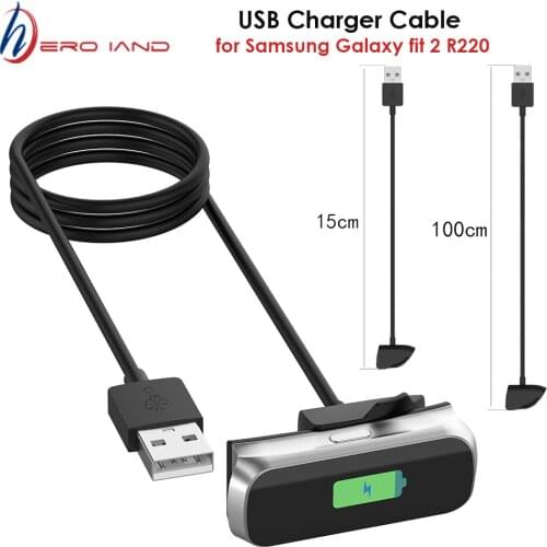USB Charger For Samsung galaxy fit 2 SM-R220 Charging Cable Data Cradle Dock Wire For galaxy fit2 R220 smart watch accessories