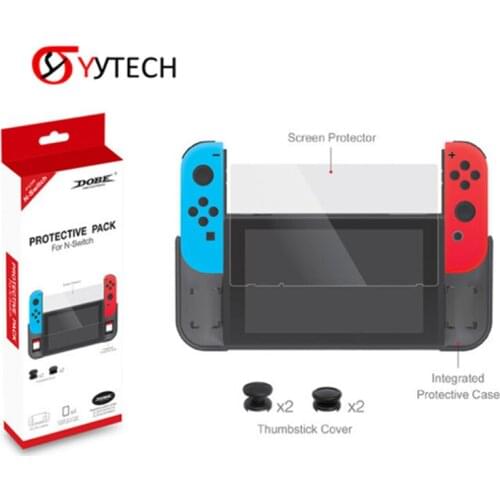 SYYTECH TNS-1899 Protective Case Screen Protecter Film Thumbstick Cover For Nintendo-Switch NS Game Accessories