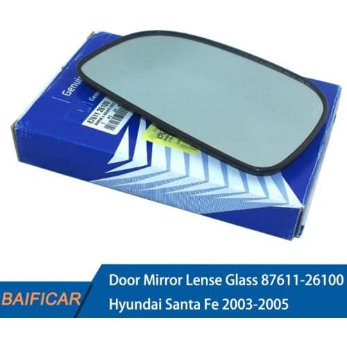 Baificar Brand New Genuine Rearview Door Mirror Lense Glass 87611-26100 For Hyundai Santa Fe 2003-2005