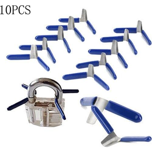10pcs Padlock Shim Picks Set Lock Pick Accessories Set Tools Lock Home Tools Locksmith Tools New 2020