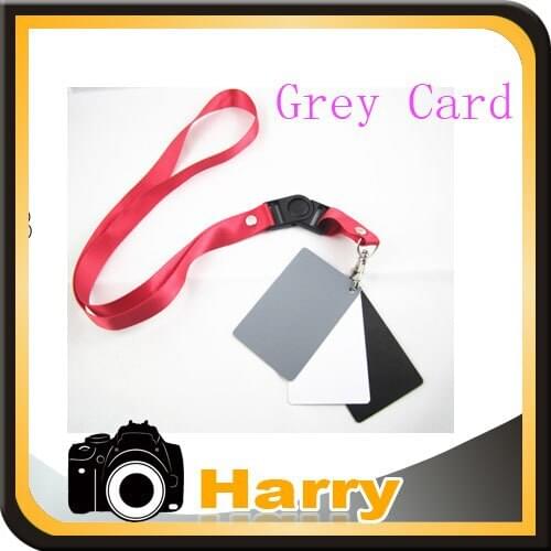 18% Grey Digital Gray Card White Balance Cards White/Black For D810 D800 D610 D600 D5100 D5500 D90 D3200 D3300 D5300 5D2 5D3 6D