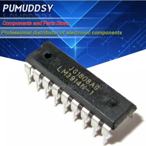 5PCS LM3914N-1 LM3915N-1 LM3916N-1 DIP LM3914N LM3915N LM3916 new and IC