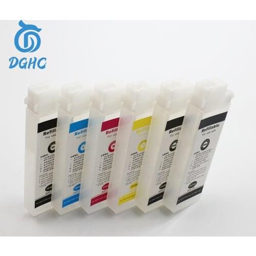 6pcs PFI-102 Refill Ink Cartridge With Chip For Canon IPF500 IPF510 IPF600 IPF610 IPF700 IPF710 IPF605 IPF720 Printer