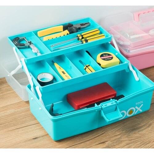 3 Layer Frist Aid Kit with Handle Multifunctional Storage Organizer 33.5*20*16cm Emergency Kit Medicine Cabinet for Home H-best