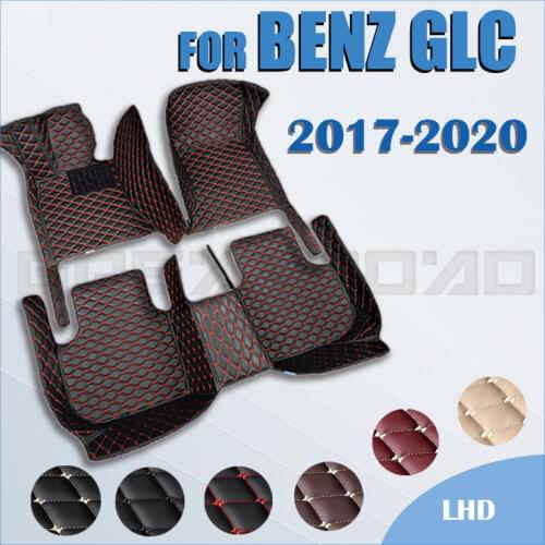 Car floor mats for BENZ GLC class 2017 2018 2019 2020 Custom auto foot Pads automobile carpet cover