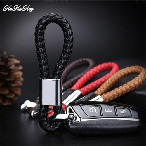 Keychain Men Women Key Chains Hand Woven Key Rings For Benz BMW Audi Nissan Volkswagen Skoda For Car Auto Accessories
