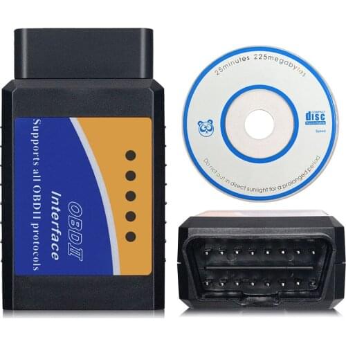 Super Mini Elm327 Bluetooth-compatible OBD2 V1.5 Elm 327 V 1.5 OBD 2 Auto Diagnostic Scanner For Car OBDII Code Diagnostic-Tools