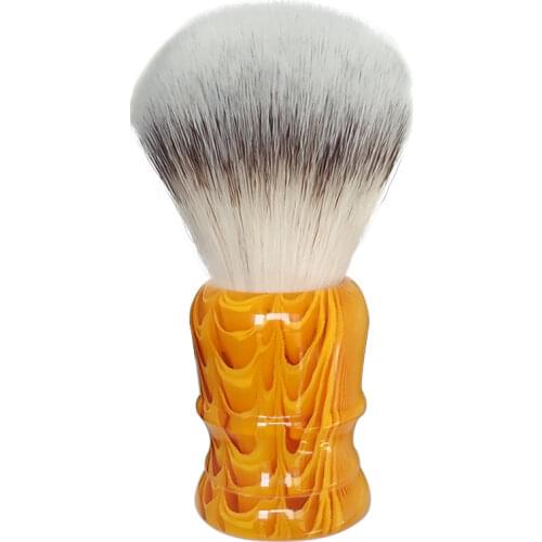 DS 26mm Synthetic hair knot shaving brush dense soft man beard brush with resin handle for double edge safety razor