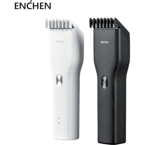 Youpin Enchen Electric Hair Trimmer Men Clipper USB Rechargeable Ceramic Hair Cutter Haircut Length Adjusted