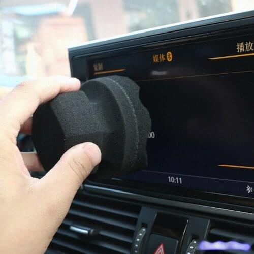 Car Wax Polishing Sponge Hexagonal Grip Applicator Hand Tire Wax Sponge Car Wash 6XDB