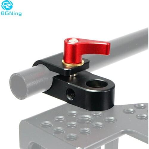 BGNing 15mm Rod Rail Clamp 15mm Rig Mount DSLR Camera Rig Rod Clamp Photography Equipment for Camera Cage Handle Monitor