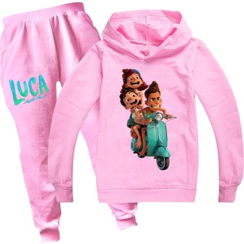 2-16Y Fashion Kids Clothing Set Children Clothes Sets Luca Cartoon Baby Girls Outfits Teenagers Boys Sports Suit boys clothes