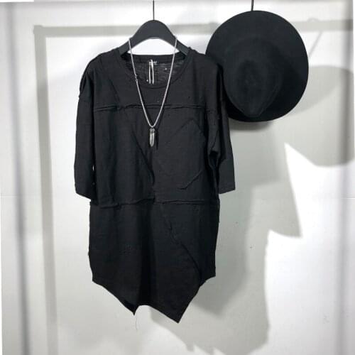 Owen seak Men T Shirt High Street Mens Clothing Tops Tees Summer Men Oversized Designer Brand Black Japanese Hip Hop T Shirt