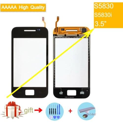 For Samsung Galaxy Ace S5830 S5830i GT-S5830 Touch Screen Panel Sensor Digitizer Front Glass Outer Lens Touchscreen No LCD