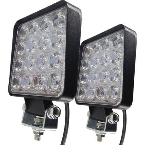 48W 4.2 inch LED Work Light Flood Driving Lamp for Car Truck Trailer SUV Off Road Boat 12V 24V 4WD