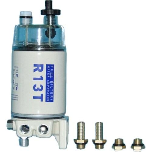 Fuel Water Separator Assembly R13T R13P Fuel Filter For Outboard Engine Small Diesel Engine Agricultural Machinery