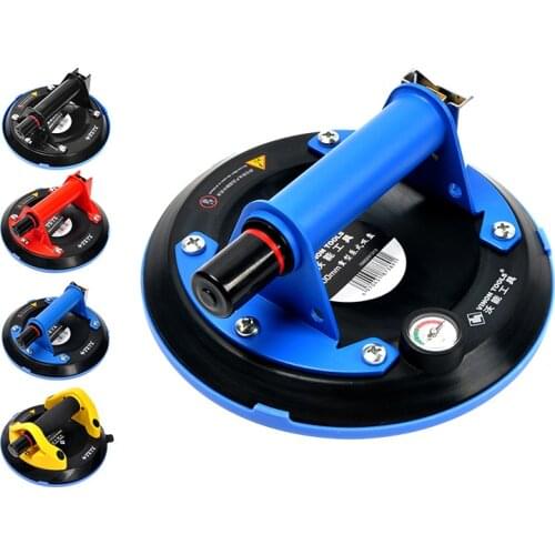 8 Inch Vacuum Suction Cup with Copper Handle Heavy Duty Lifter for Granite Tile Glass Manual Lifting Handling Tool