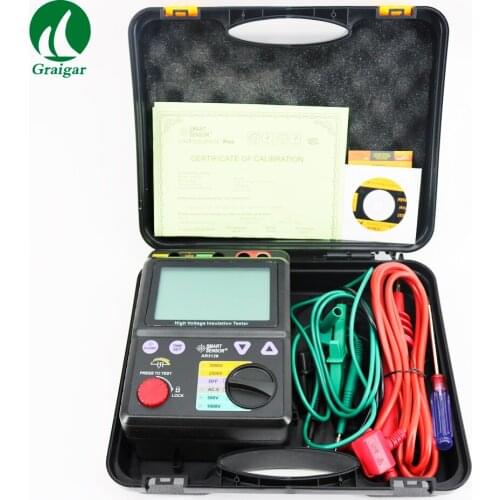 SMART SENSOR AR3126 High Voltage Digital Insulation Resistance Tester 0-1000G ohm,5000V