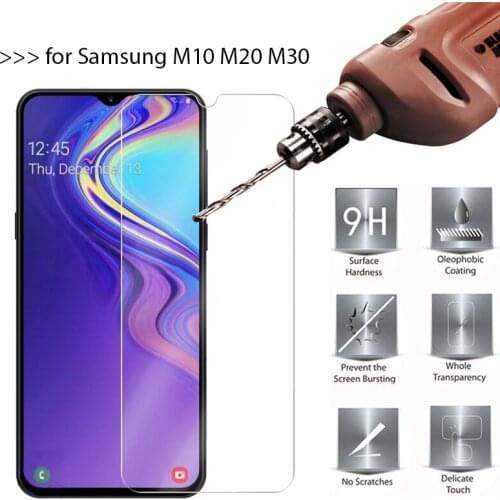 Tempered Glass For Samsung Galaxy M10 M20 M30 Glass Screen Protector 2.5D 9H Premium Tempered Glass For Samsung M10 M20 M30 Film