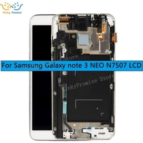 4.3'' For Samsung Galaxy note 3 NEO N7507 LCD Display+Touch Screen Digitizer Assembly with frame Replacement Parts