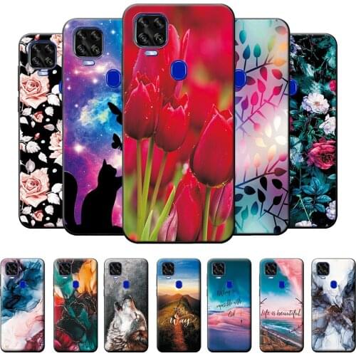 For ZTE Blade V2020 Case ZTE V2020 Back Cover Bumper Silicone For ZTE V2020 Case ZTE Blade V2020 Soft TPU Fashion Cover 6.53"