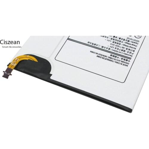 Ciszean 5pcs/lot EB-BT561ABE Replacement Battery For Samsung Galaxy Tablet Tab E T560 SM-T560 T561 T565 5000mAh + Tracking Code